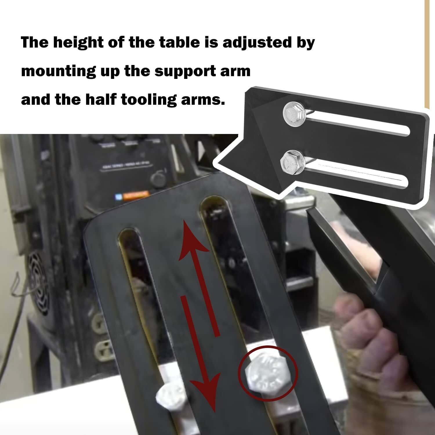 Belt Grinder Tilt Table Fit For Most Popular 2×72″ Knife Grinders Such As OBM.