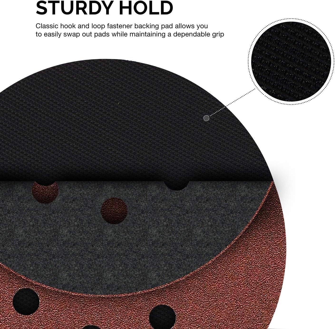 30267A Flexible-Edge Hook-And-Loop PU Backing Pad for DA Sander Polisher B