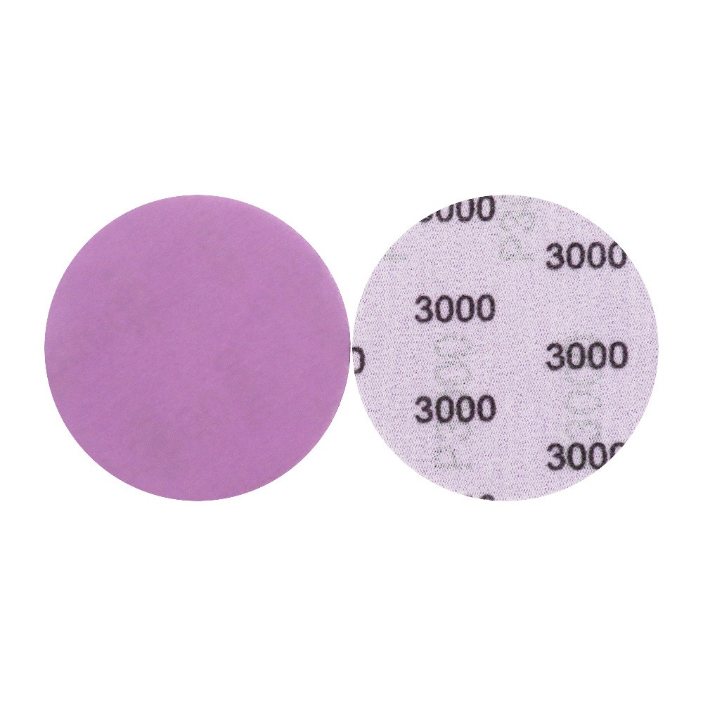 50X Hook Loop Sanding Discs 60-10000 Grit for Drill Wet Dry Sandpaper Pad 3in