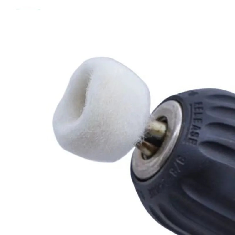 10Pcs 3mm Shank Mini Grinding Sanding Head Abrasive Disc Felt Buffing Whee – NEW