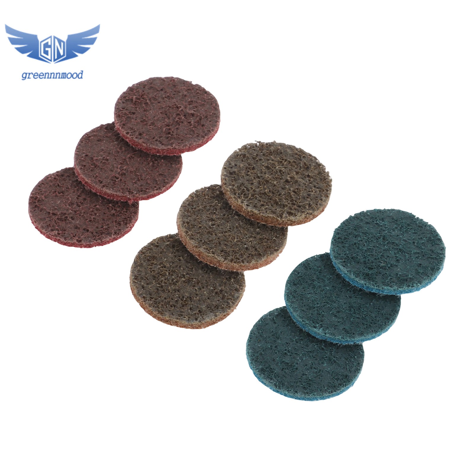 150 Pack 2 Inch Surface Conditioning Discs Fine Medium Coarse Sanding Pads