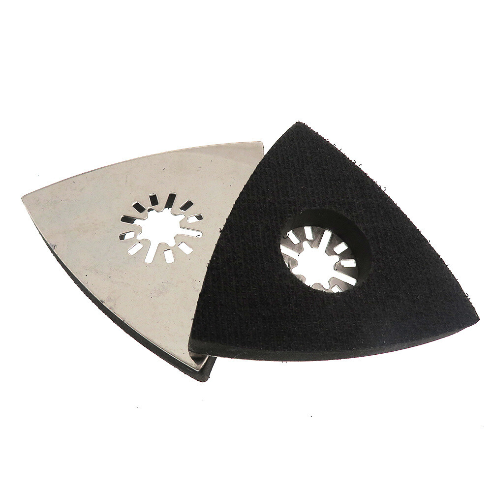 80mm Sanding Pad MultiTool Triangle Backing Pad Sander Attachment Pad Hook Loop