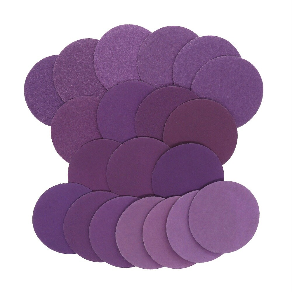 50mm Ceramic Sanding Discs 2in Sandpaper Plain Pads for Hard Wood Steel Metal