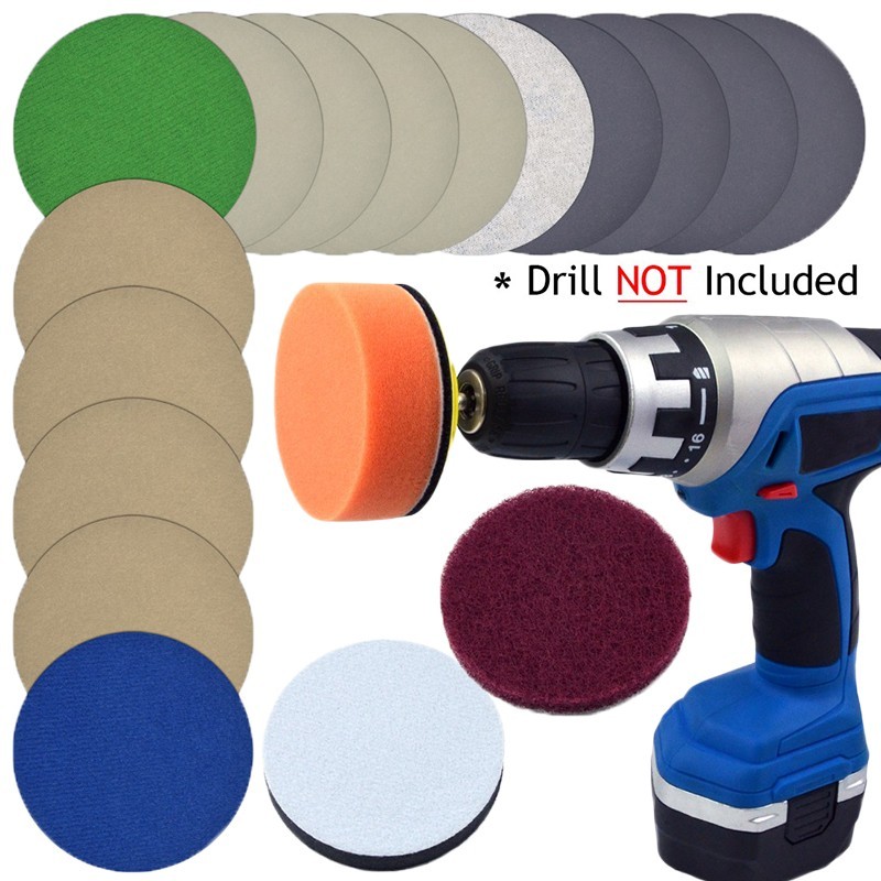 3 Automotive Polishing Set Headlight Repairing Kits Sandpaper Scouring Cloth 1x