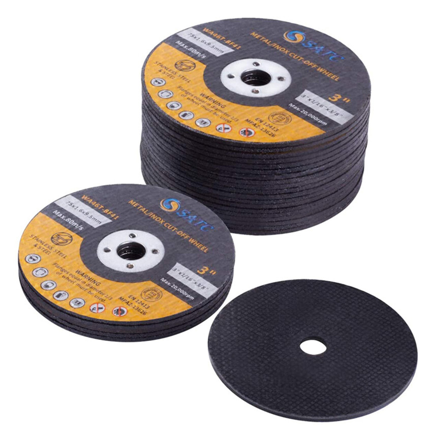 50 Pack 3 inch x1/16″x3/8″ Cut Off Wheels Die Grinder Metal Steel Cutting Disc
