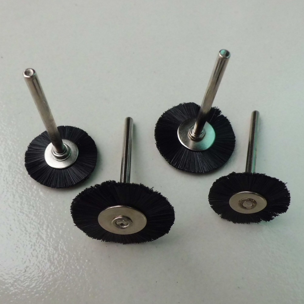 10Pcs Nylon Wire Brush Set for Removing Burrs Dust Rust from Metal and Jewelry