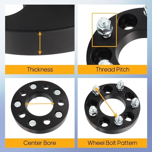 5×4.5 to 5×4.75 Wheel Adapters for Cherokee for Crown Victoria for Dakota for
