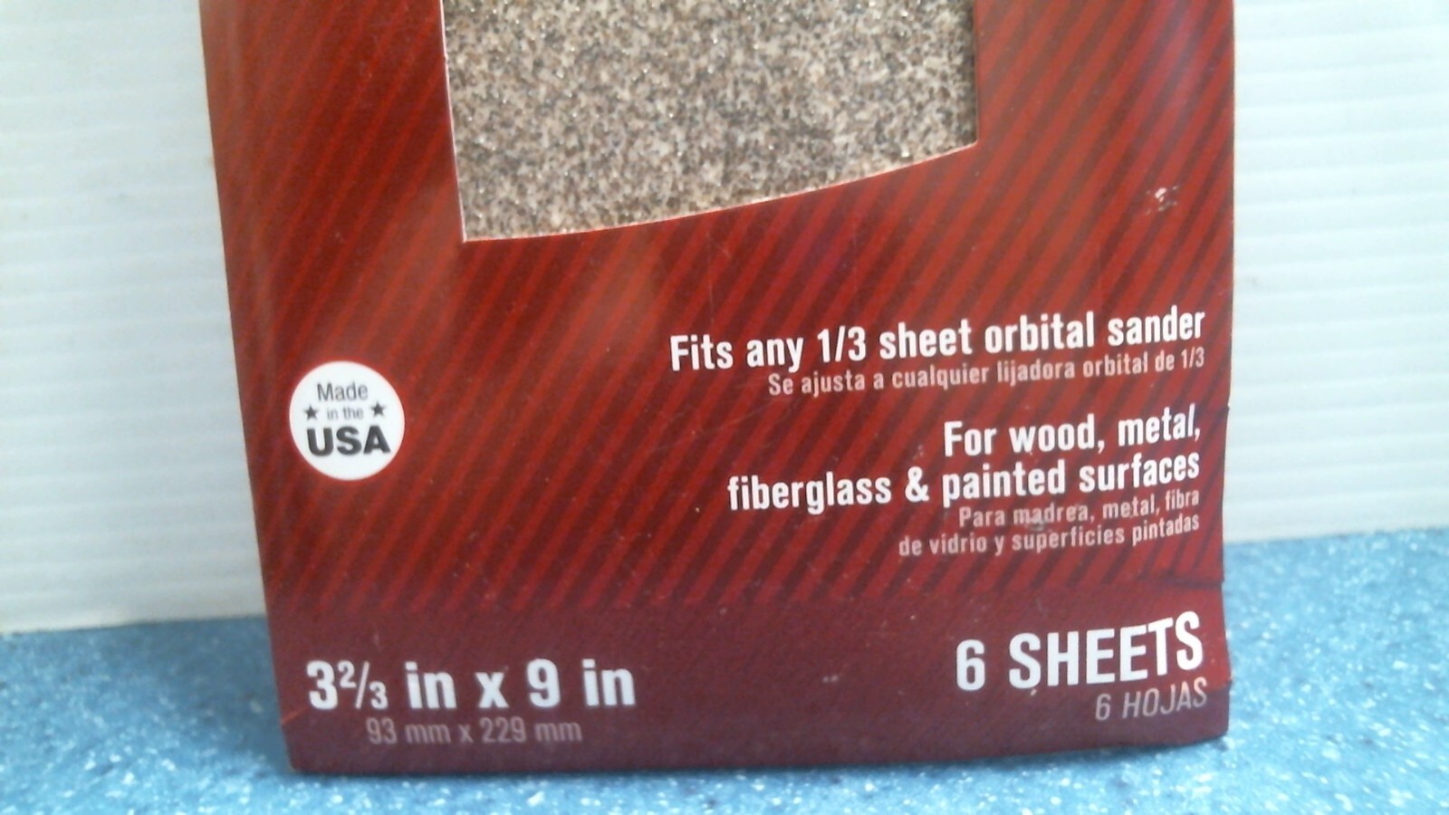 ACE 60 Grit Multi-Purpose Sandpaper 3-2/3″ X 9″ 6 Sheets (17619) FS