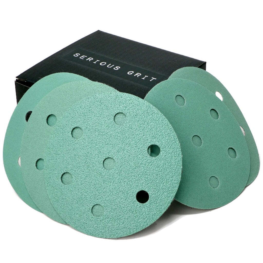 3.5-Inch / 90mm 7-Hole Sanding Discs – Fits Festool RO 90 Rotex