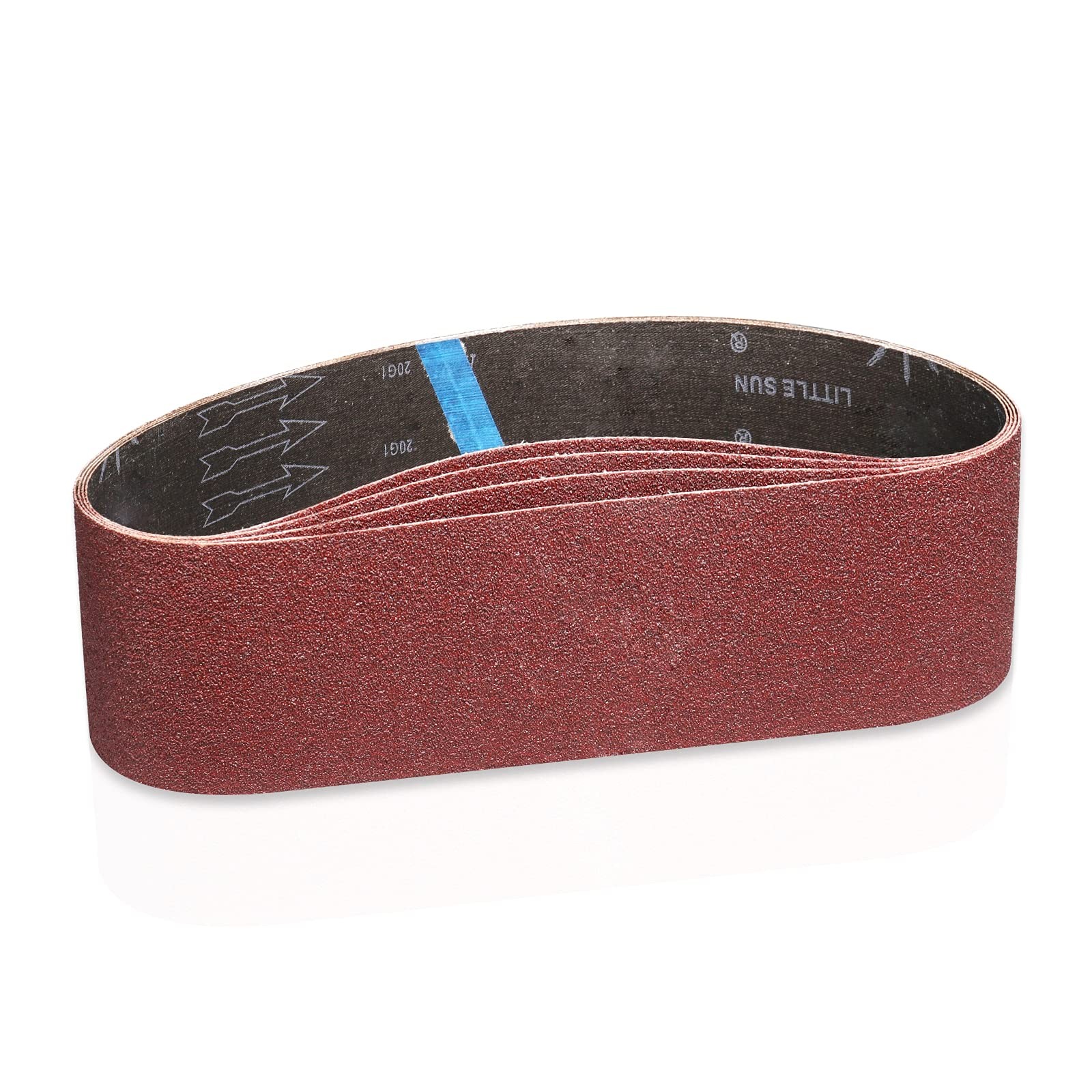 4 Pack Sanding Belts, 4 x 36 Inch, 60 Grits, Belt Sander, Wood, Metal, Paint