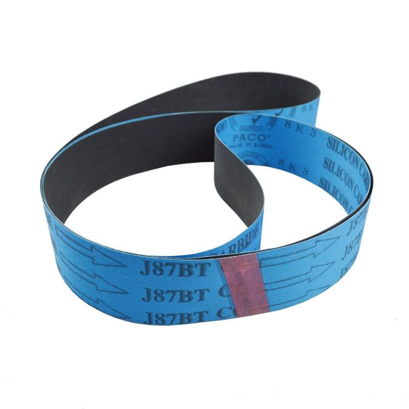 1Pcs Silicon Carbide Sanding Belt Flexible Sandpaper Polishing Band for Copper