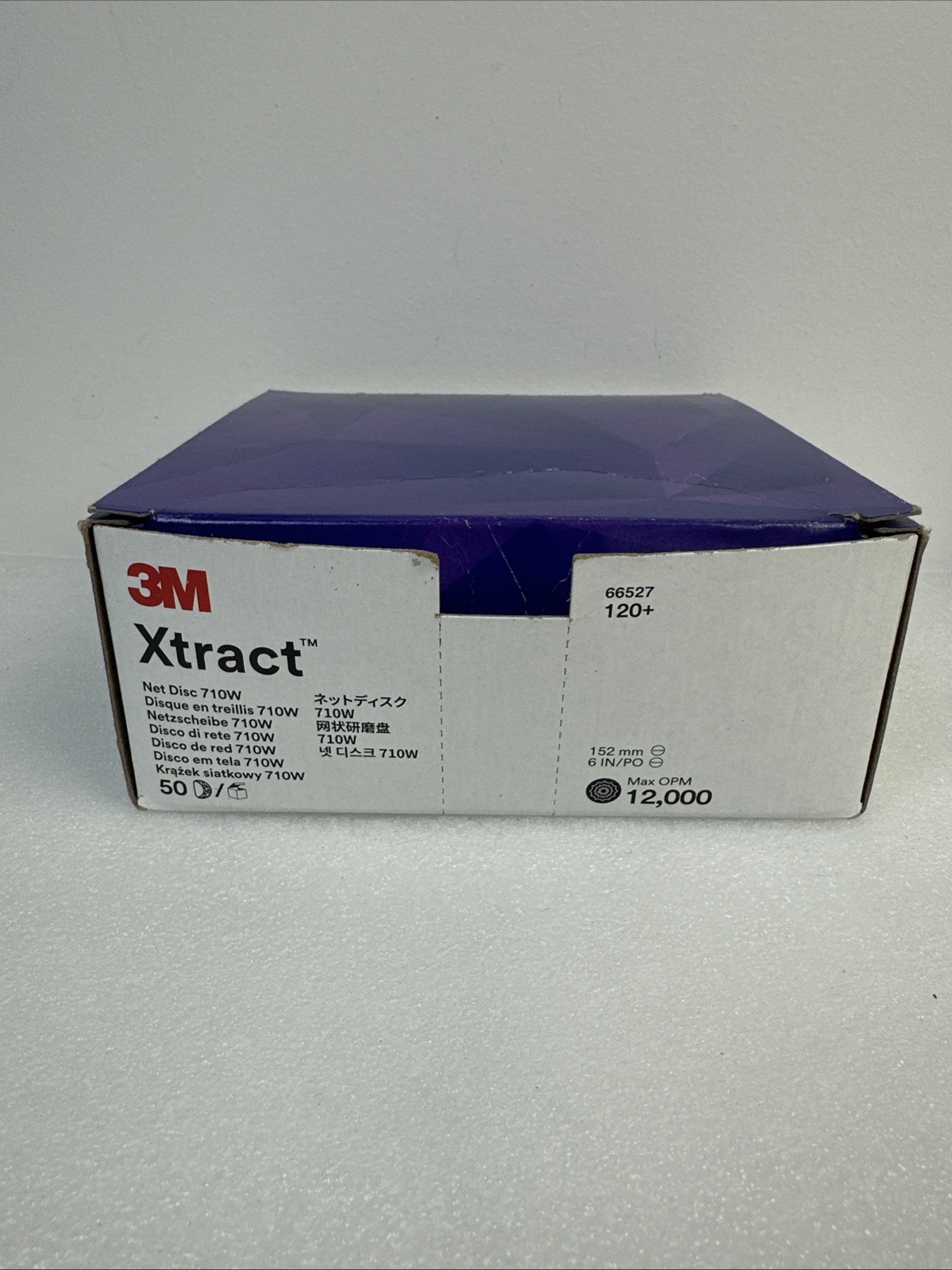 3M Xtract Cubitron II Net Disc 710W 66526 12000 RPM 50ct – 1 Box