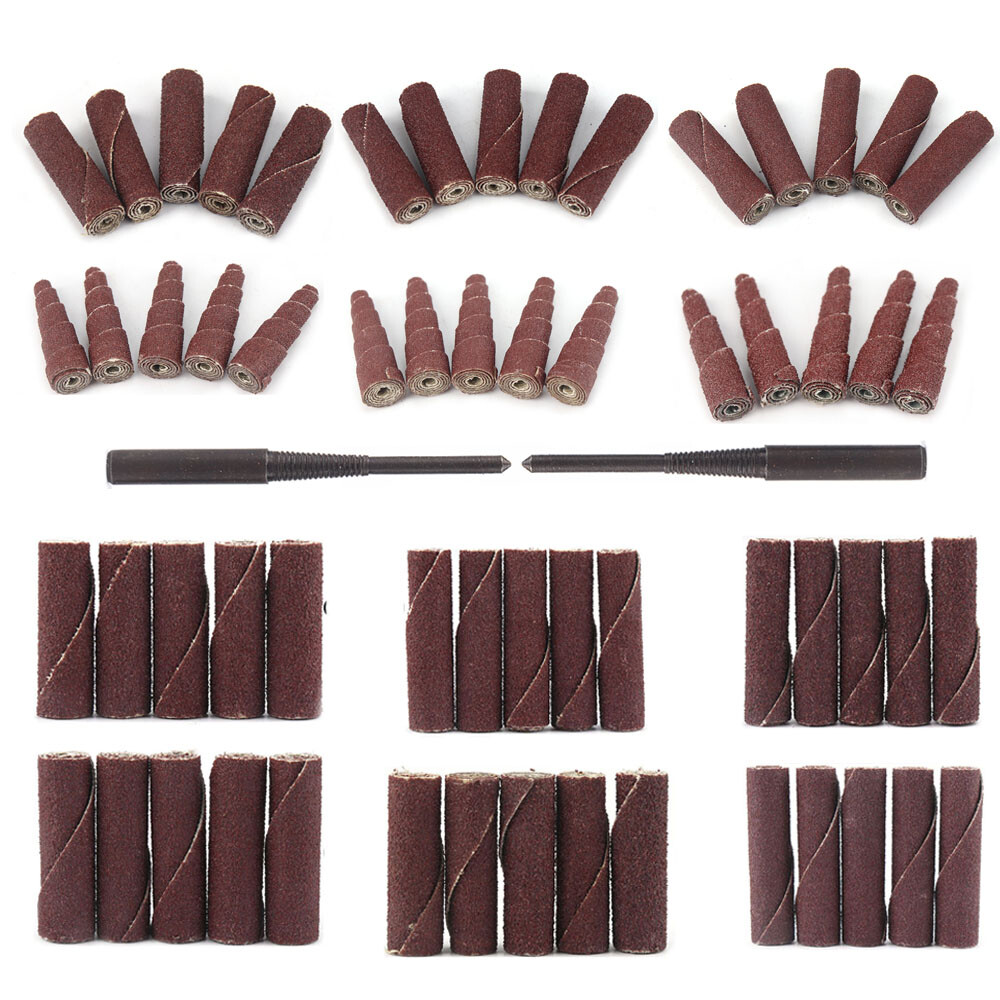 10Pcs Sanding Cone Set Polishing Assortment Kit Engine Work Tool With 6.35mm Rod