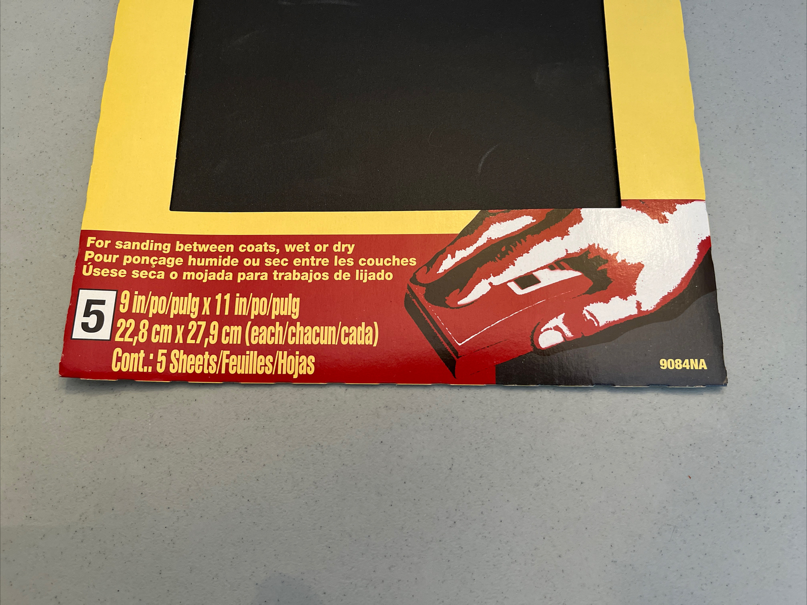 3M Wetordry 9 In. x 11 In. 600 Grit Ultra Fine Sandpaper (5-Sheets) 9084NA 