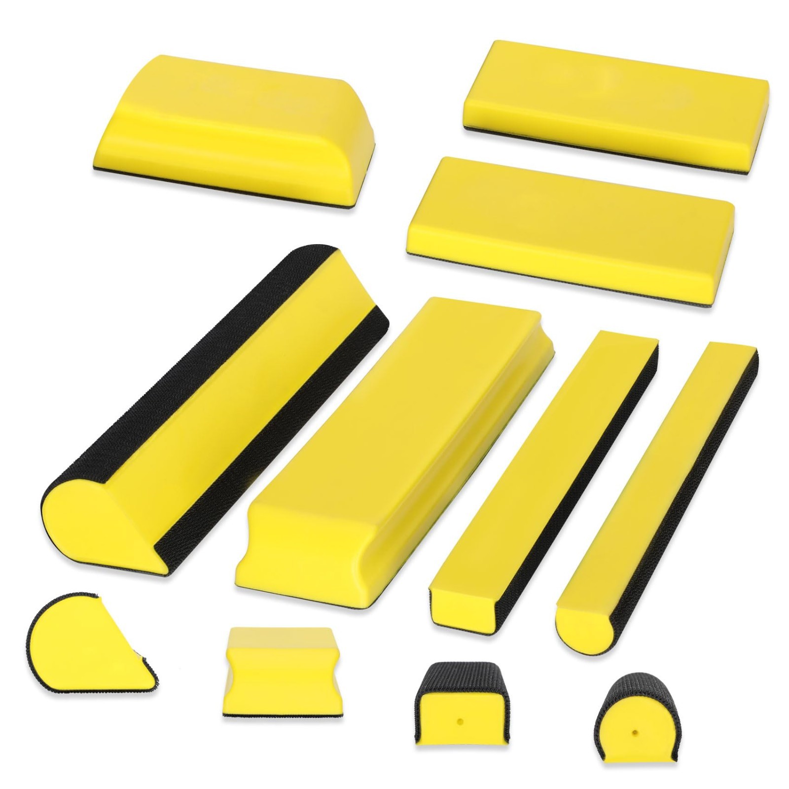 7pcs Hand Sanding Block Set for Auto Body & Woodworking – Perfect for Crafts Pol
