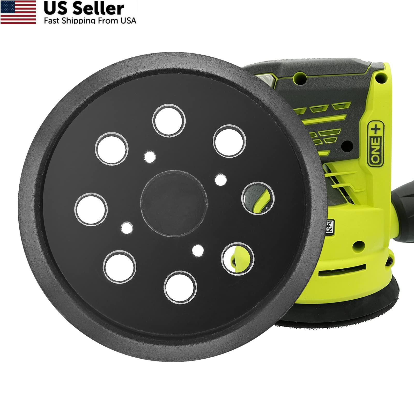 5 Inch Sander Pad Replacement for Ryobi #300527002, Hook and Loop 5 inch