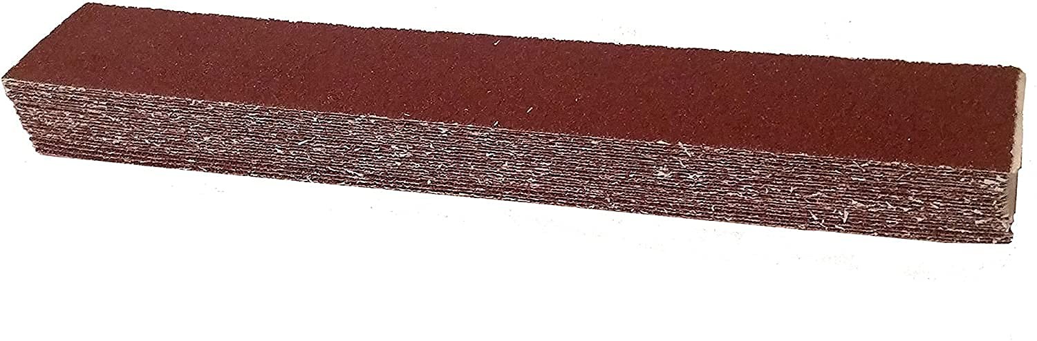 Aluminum Oxide Longboard Sanding Sheets 2-3/4 x 17-1/2 Inch – Clip On Heavy Duty