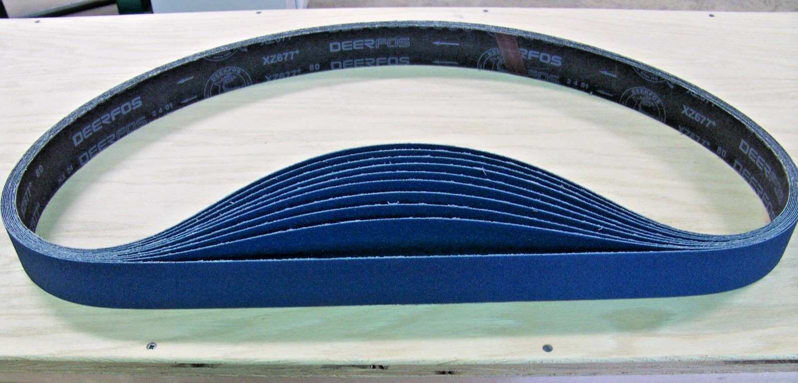 PREMIUM 2″ X 60″ INCH ZIRCONIA, X-WEIGHT SANDING BELTS, 6 – PACK, 60-GRIT