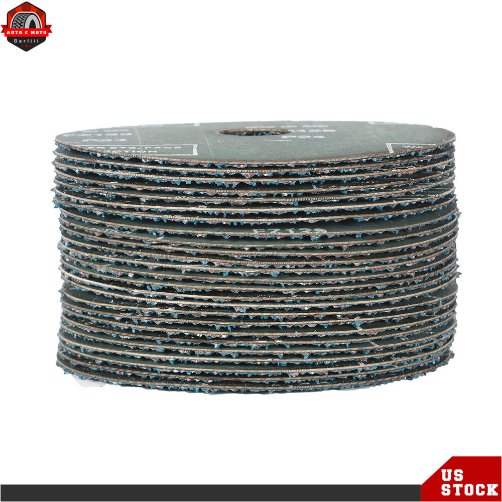 25Pack 24 Grit & 36 Grit Zirconia Resin Fiber Disc Grinding And Sanding Discs