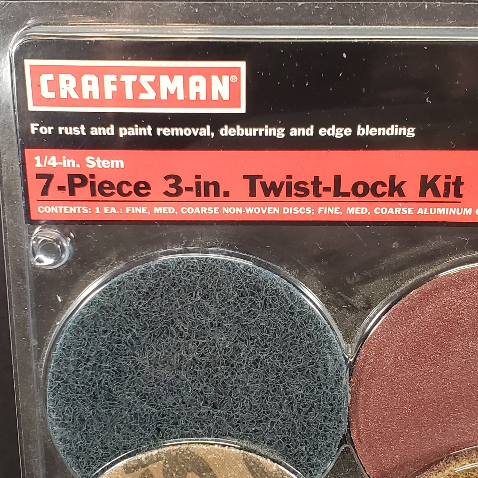 Craftsman 7-Piece 3-in Twist-Lock Kit 1/4 -in stem 964876 USA NOS