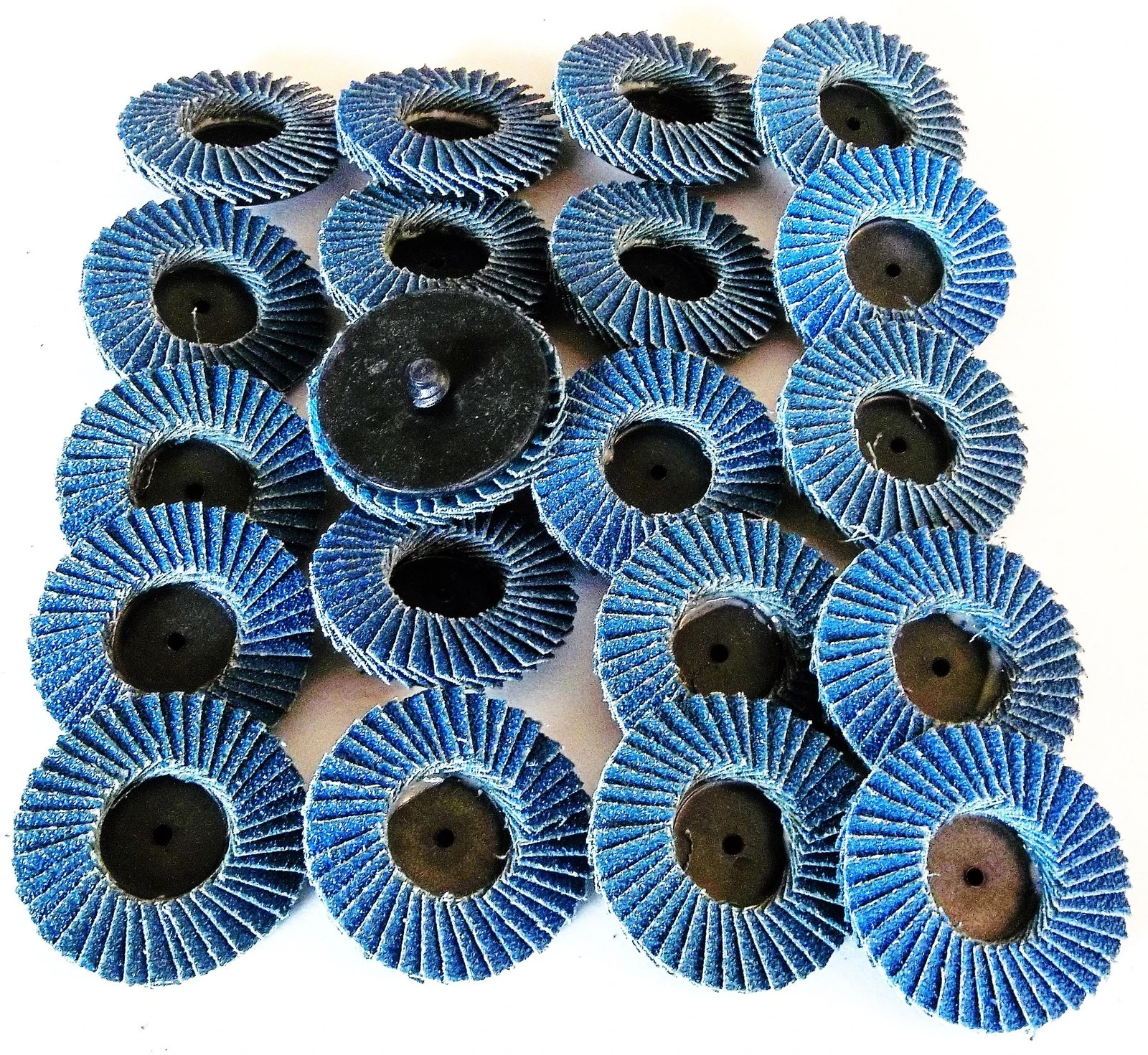 20 pcs 60 Grit IIT 2″ Flap Disc Roll Lock Sanding Disc ~ 81025