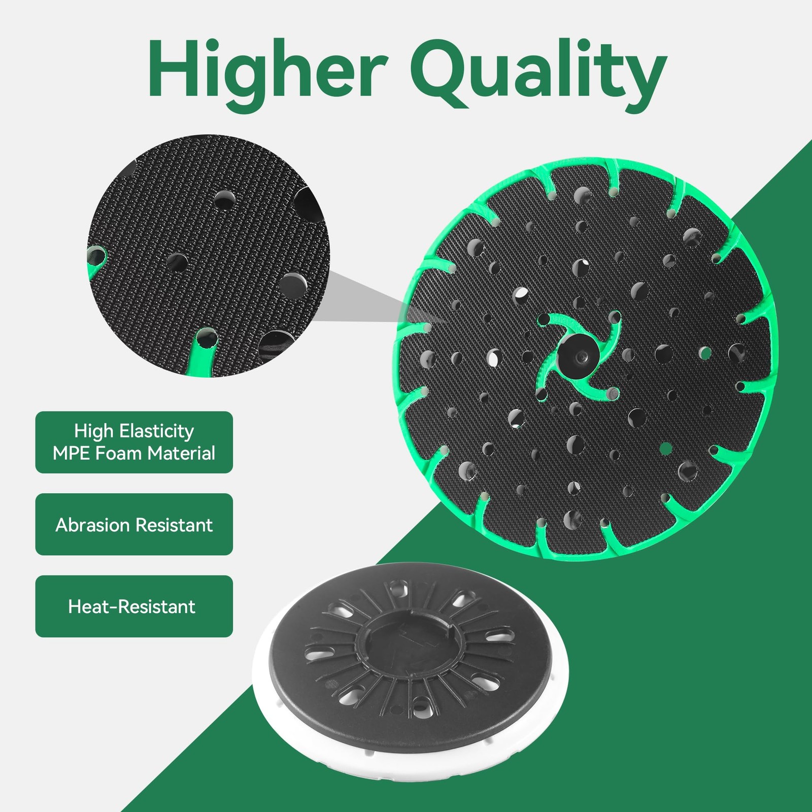 6 Inch Soft Sanding Pad Compatible with Festool RO 150 FEQ/Rotex 150, Model 2…