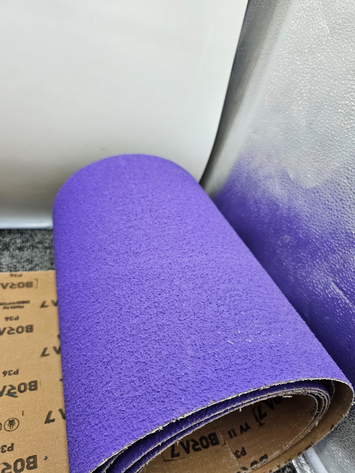 BORA 7 P36 Ceramic Abrasive Sanding Sheet, 12 ft. Long x 13 in Width Grit P36