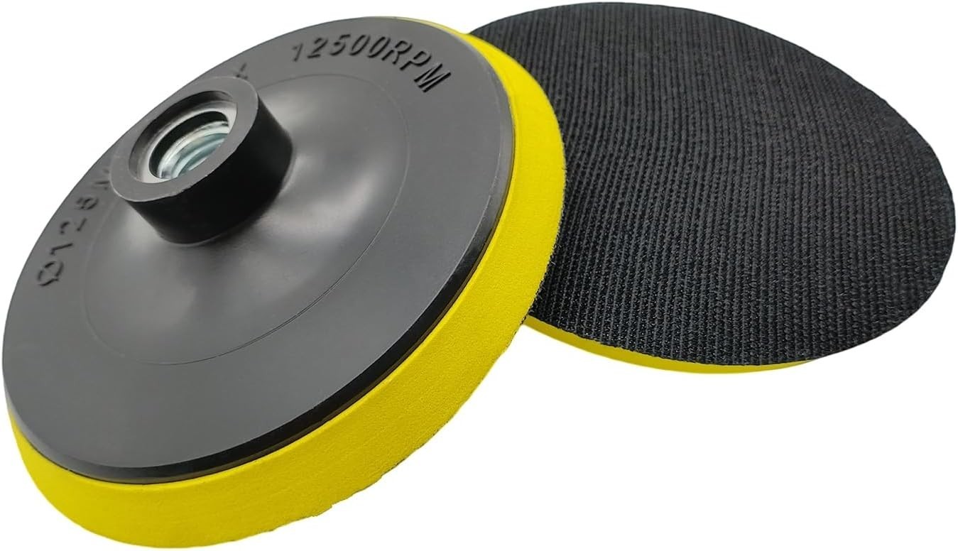 Effortless 5 Inch Hook and Loop Backing Pad – Perfect for Car, Wood, and More