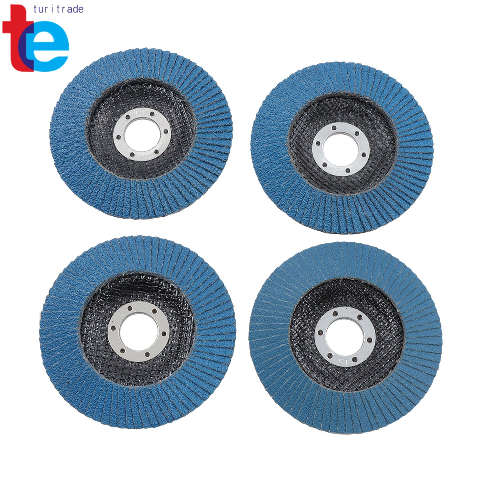 20 Pieces of 4-1/2″ x 7/8″ 40/60/80/120 Grit Flap Disc Grinding Wheels T29