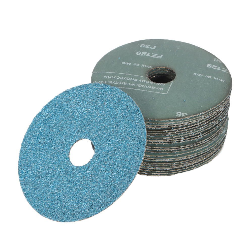 25Pcs 24 Grit / 36 Grit Zirconia Resin Fiber Disc Grinding And Sanding Discs New