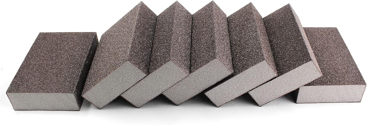 60PCS Drywall Sanding Sponge Blocks P60/80/100/120/180/220 Assorted Grit Wet Dry