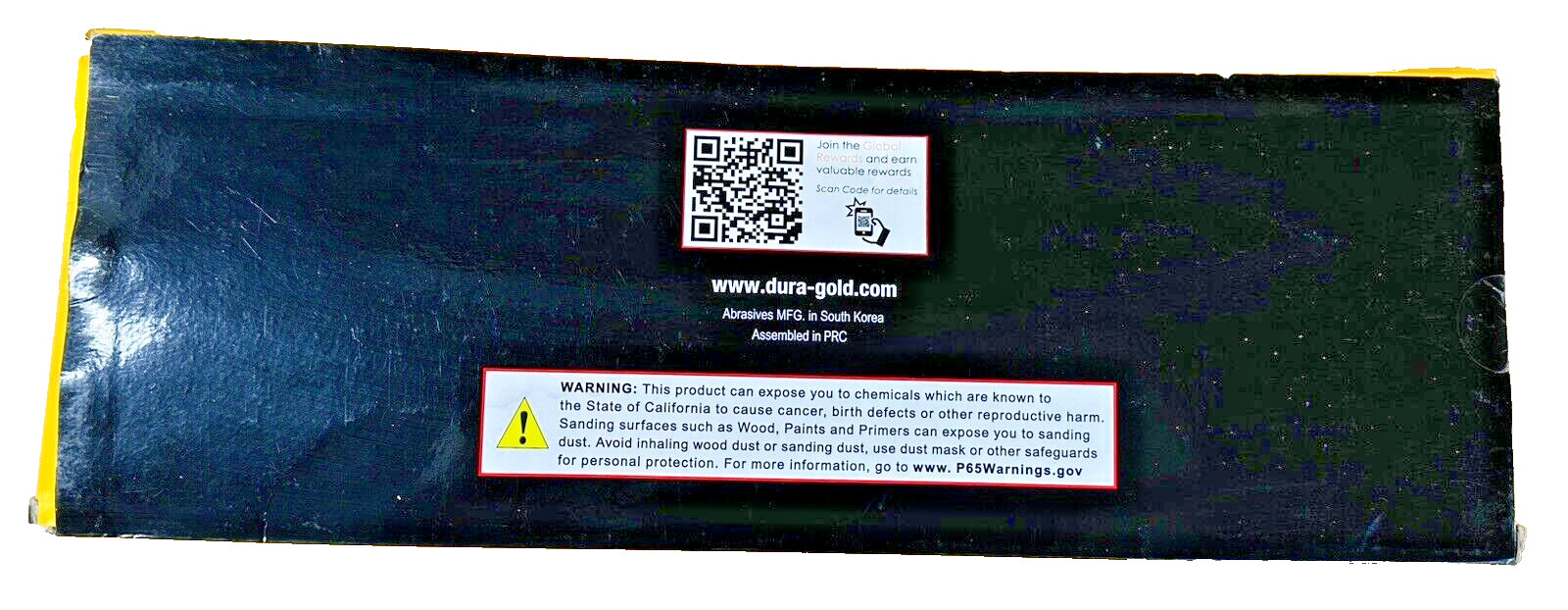 6 boxes of 20, 120 Sheets Dura-Gold 80 Grit Gold Pre-Cut Longboard Sandpaper