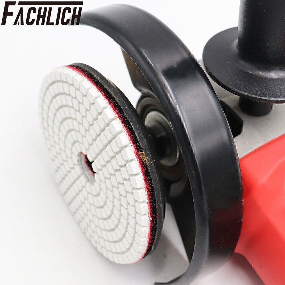 6pcs 4inch B Wet Diamond Polishing Pad Set Marble Granite Stone 50#-3000# Grit