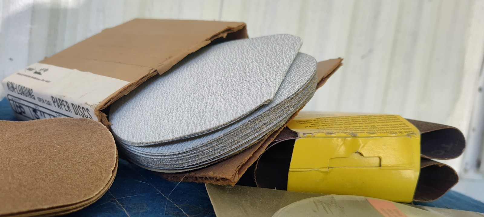 5inch Sanding Discs 5 & 6 Inch Grit Hook Loop Orbital Silicon Carbide Plus 100E