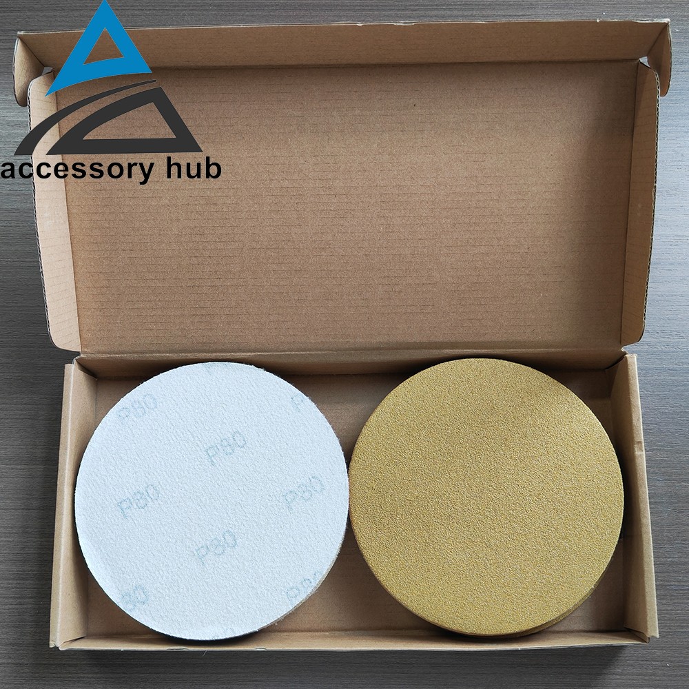 Hook & Loop 6” Sanding Discs, Orbital DA Sander Paper Pads Accessoryhub US