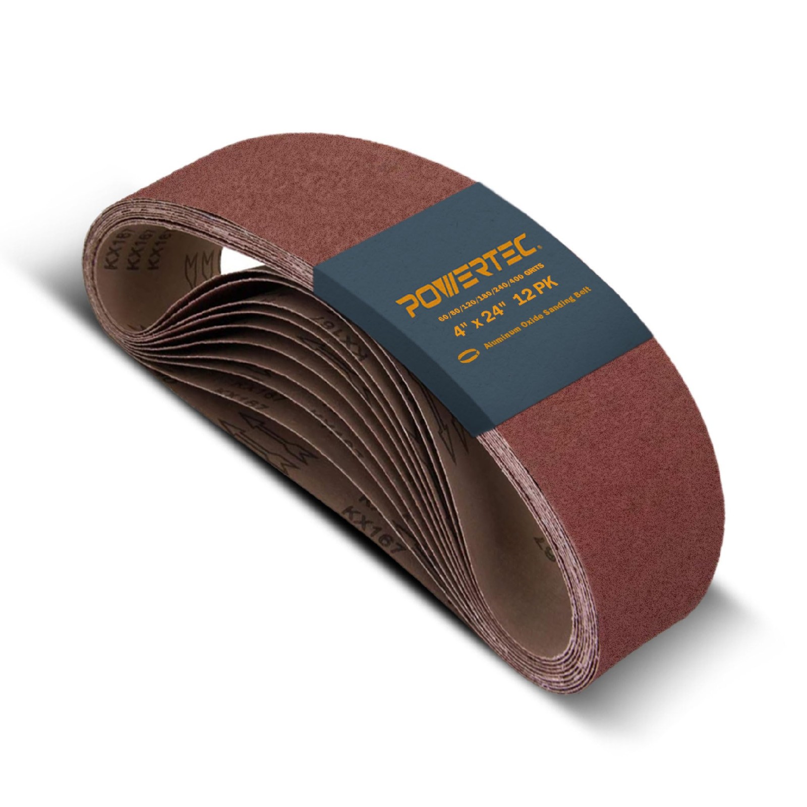 Sanding Belts 4×24 Inch 12 Pack Assorted Grit Belt Sander Sandpaper