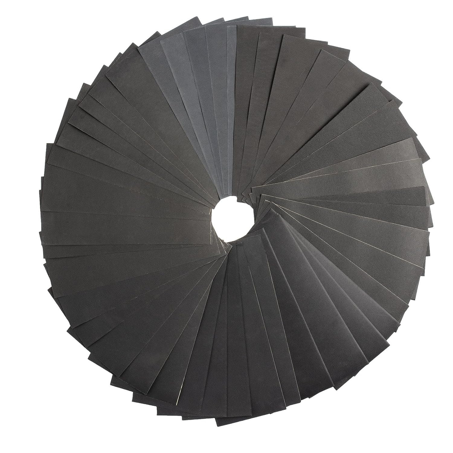 45Pcs Wet Dry Sandpaper, 400/600/ 800/1000/ 1200/1500/ 2000/2500/ 3000 Grit
