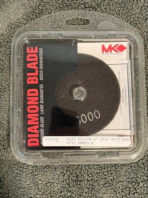 MK Diamond 155818 4in Disc Polish 3000 brown