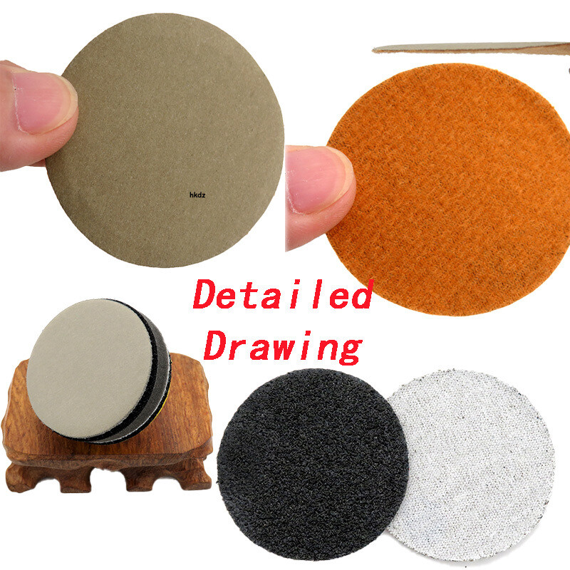 996A 25/50mm Wet&Dry Sanding Discs Hook&Loop 1″/2″ Sandpaper Pads Grit 60-10000#