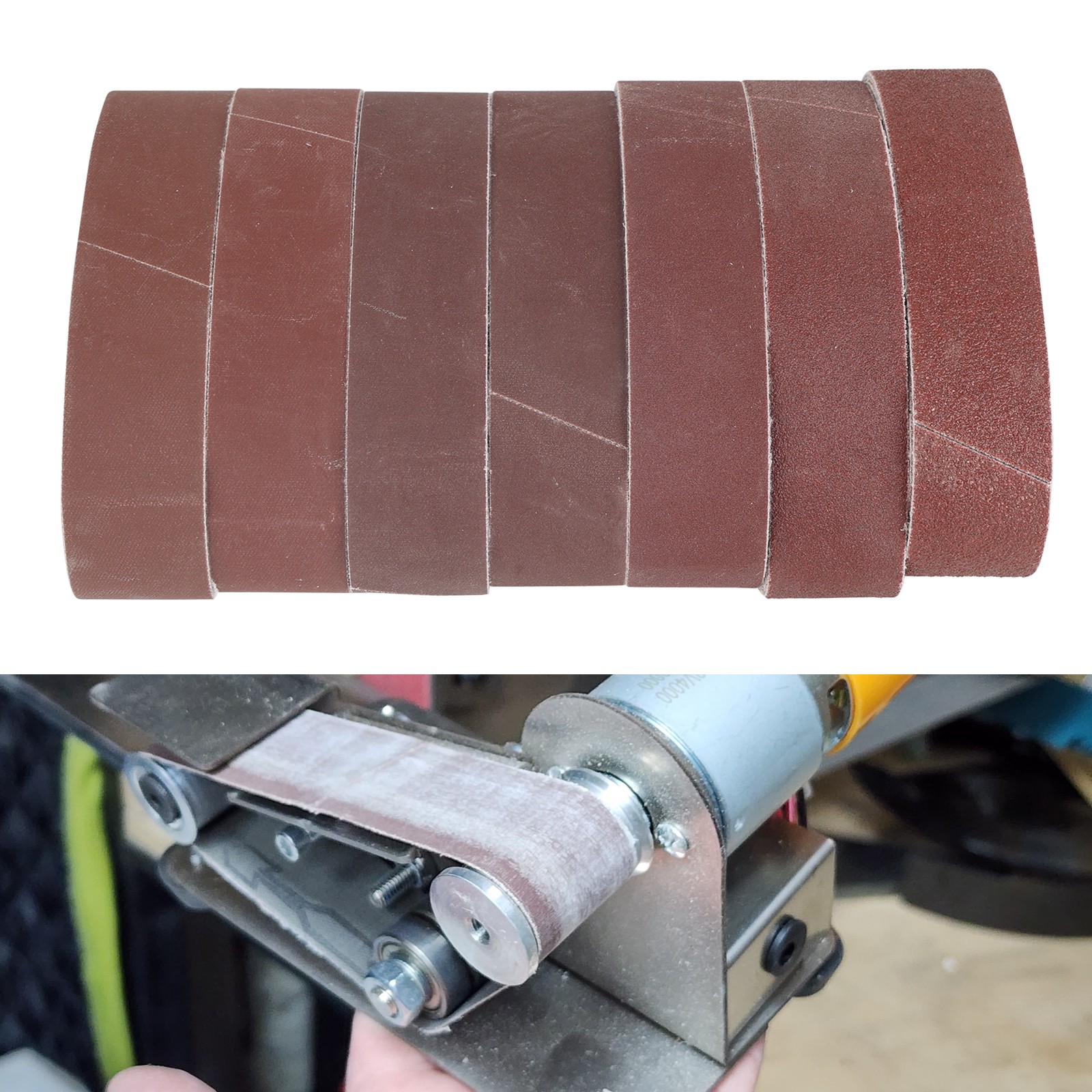 1.18×13″ Knife Sharpening Sanding Belts 80-1000 Grit Aluminum Oxide Belt Sander