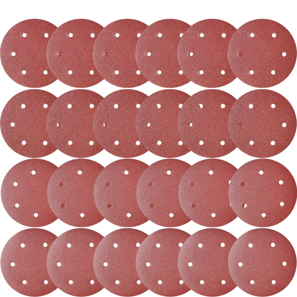 30 PCS 9 Inch 6 Hole Drywall Sanding Discs Set- 80 100 120 180 240 400 Grits …
