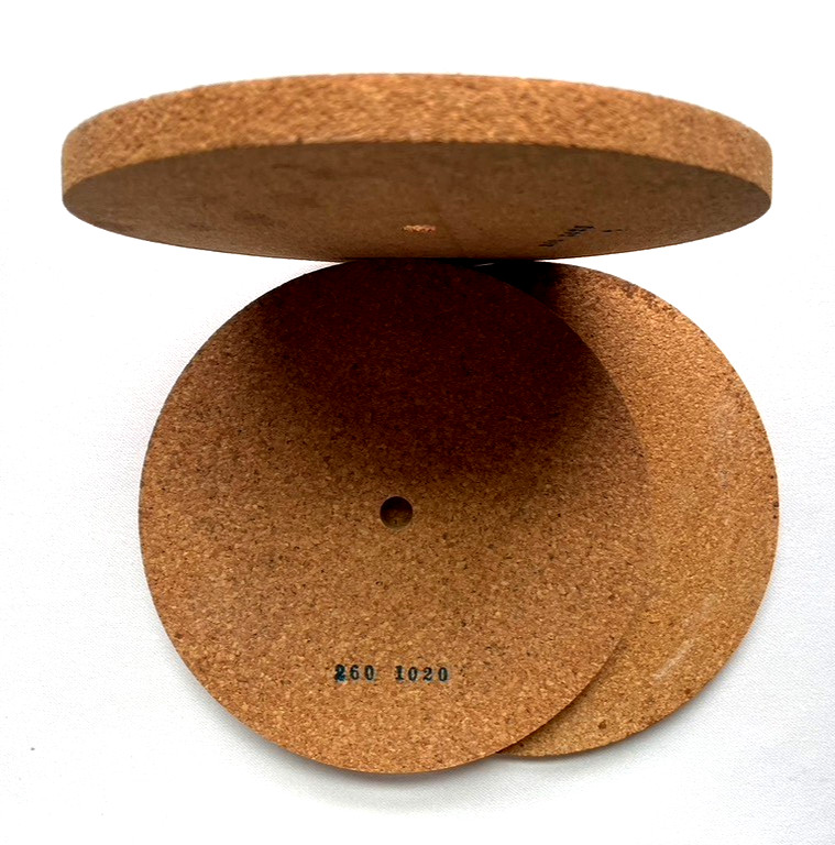 Compressed Cork Wheel for Polishing Brand New 8″ Ø x 1/2″ Arbor 1/2″