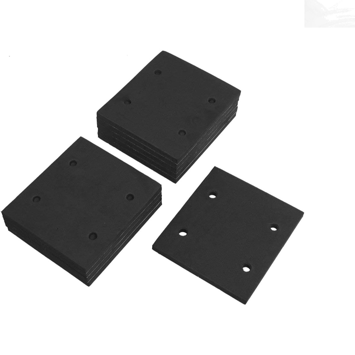 Compact Foam Sander Back Pad Set – 10 Pieces, Easy Installation & Dust Holes