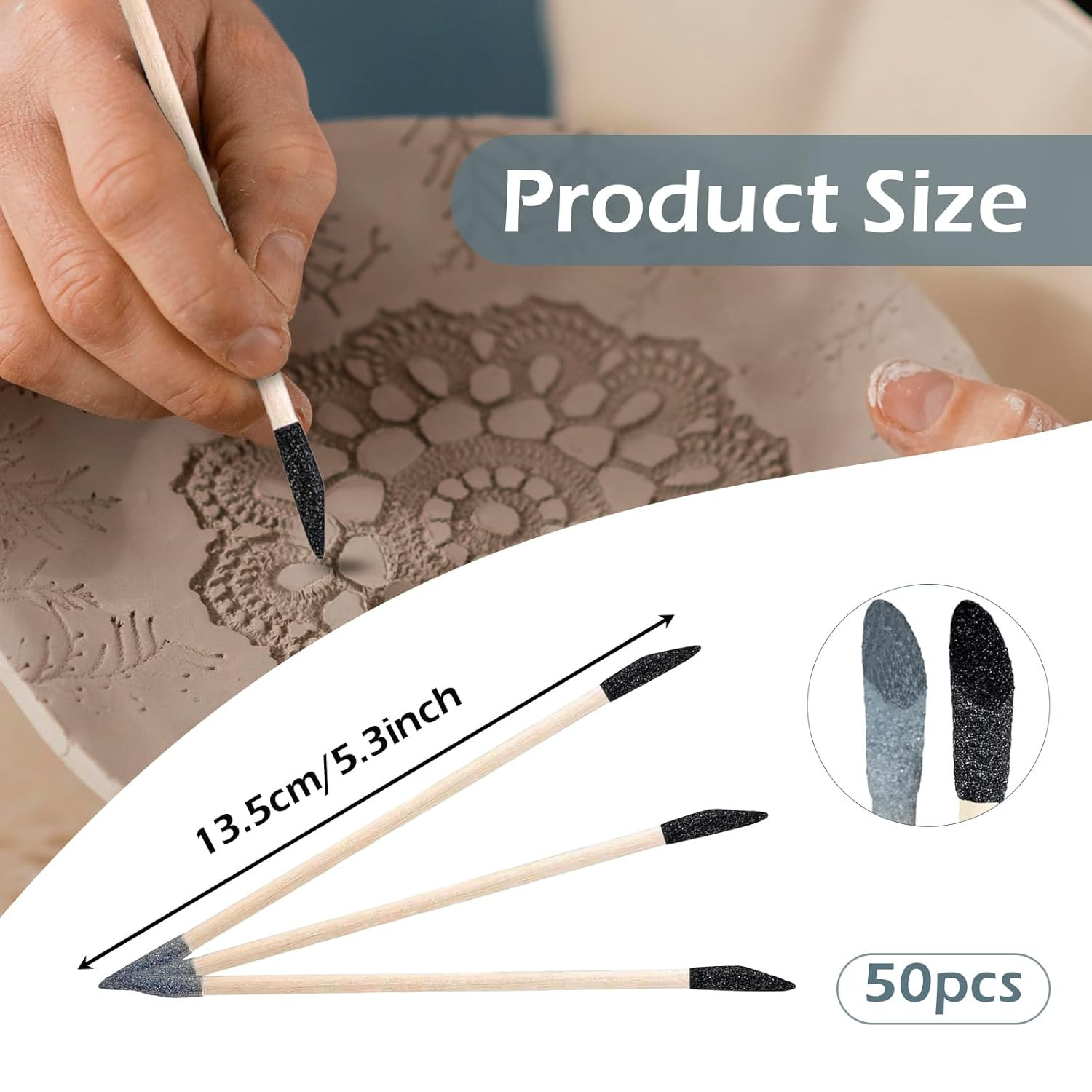 Sanding Sticks 30 Pcs Double-Ended Sanding Tools for Wood & Plastic Models 12…