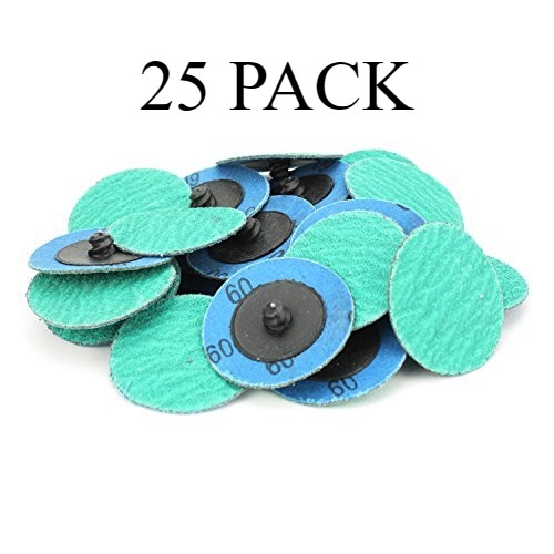 25x 3″ Zirconia Quick Change Sanding Disc 80 Grit Drill&Die Grinder Sanding Disc