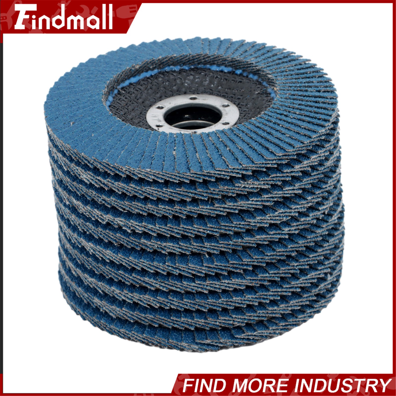 Findmall 4-1/2” x 7/8” Flap Discs T29 Premium Zirconia Sanding Grinding Discs