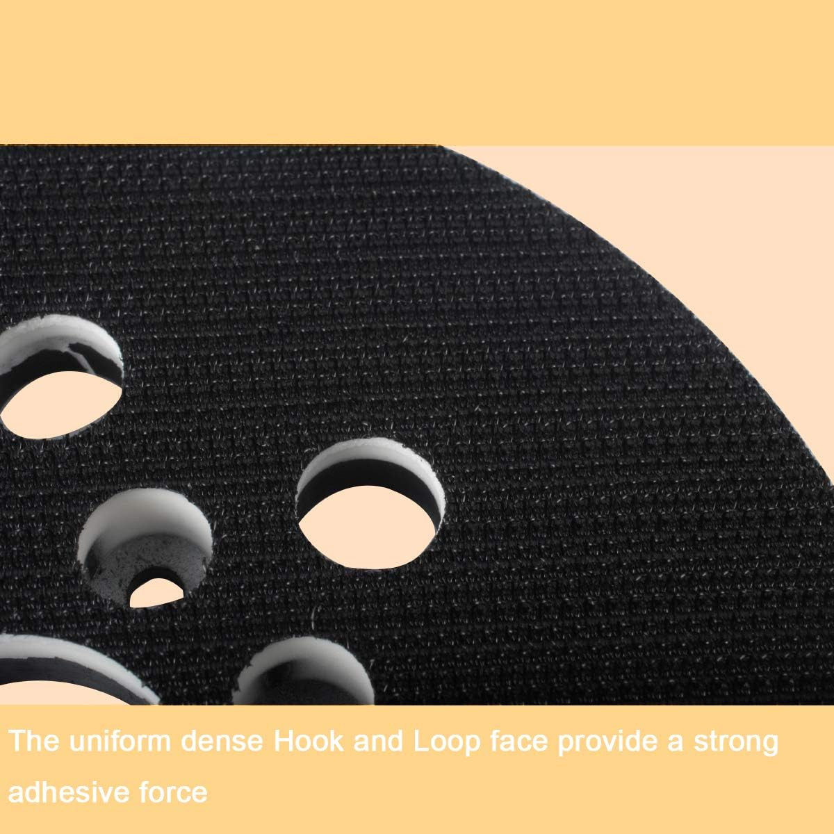 5”Ros20Vs Replacement Sanding Pad Compatible with Bosch RS035, 8 Hole Hard Hook-