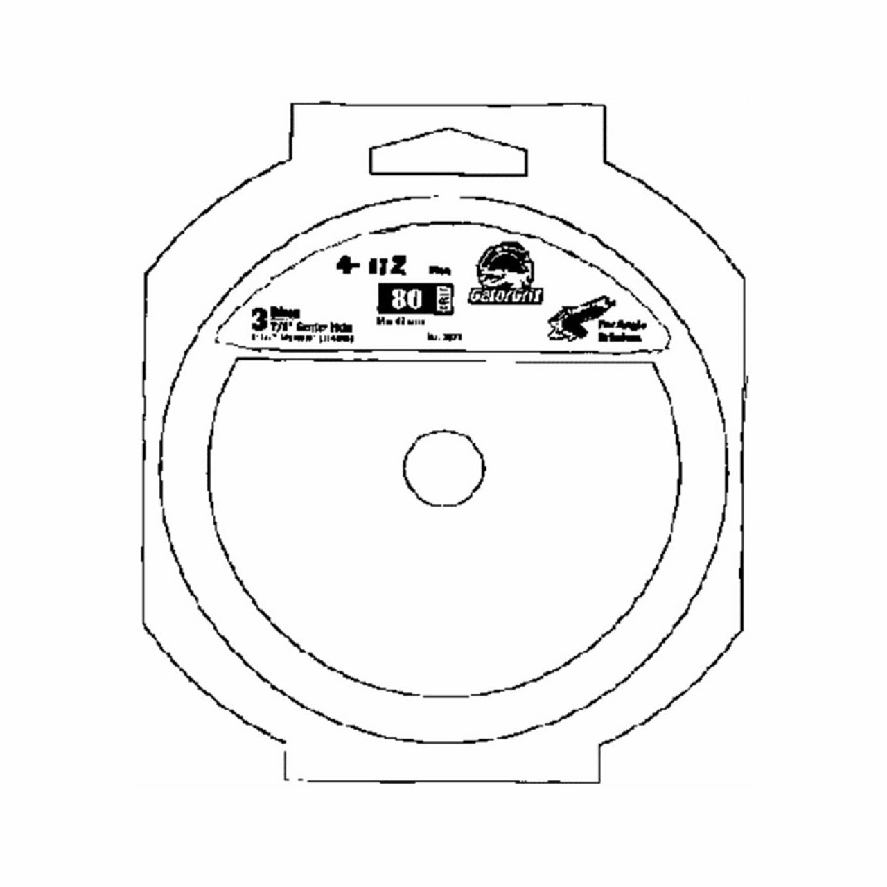 3PK 4-1/2×7/8 36G Disc