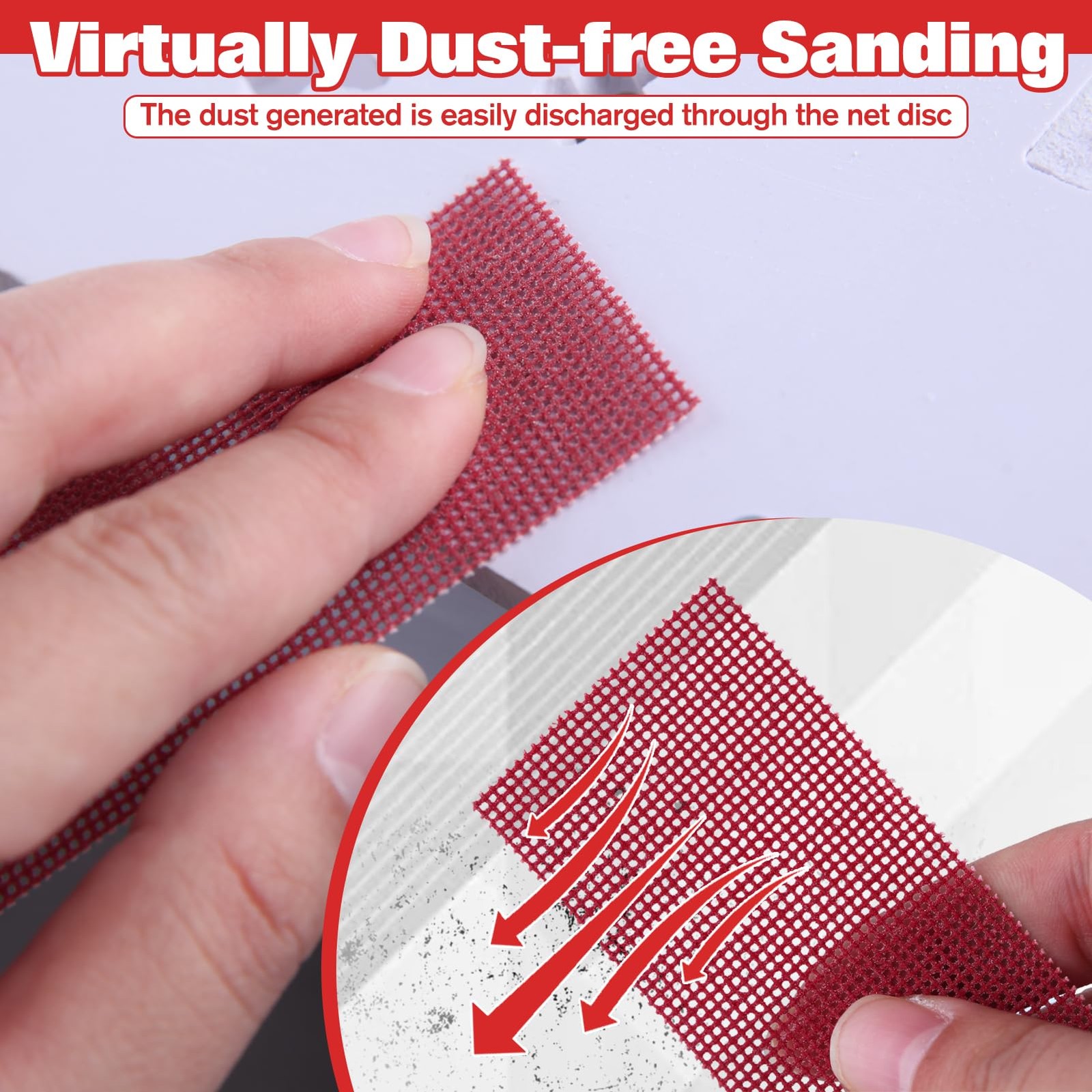 180 Grit Plumbing Sanding Cloth 1.5 Inch x 10 Yards Open Mesh Sandpaper Roll