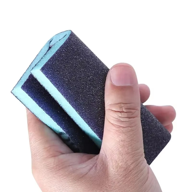 6PCS Sanding Sponge 60-320 Grit Washable and Reusable Wet Dry Sanding Blocks for